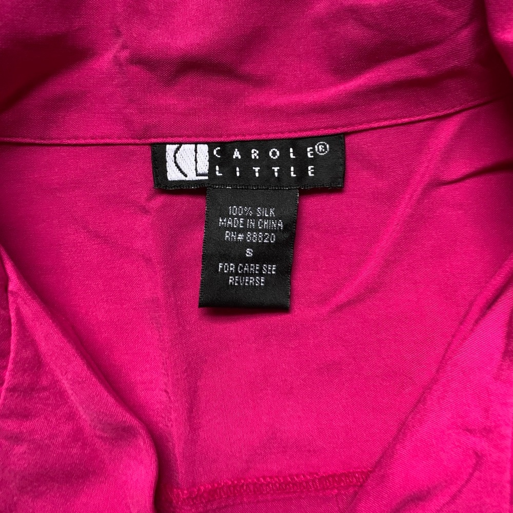 Pink button down blouse - Picture 2 of 3